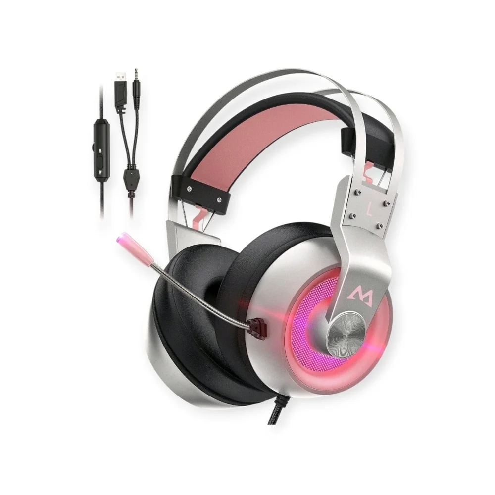 MPOW EG3 Pro Gaming Headset Mic USB Surround Sound Headphones For PS4 PC Xbox